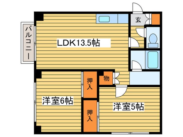 コ－ポすずかけの物件間取画像